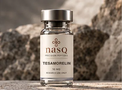 nasQ Tesamorelin research peptide vial