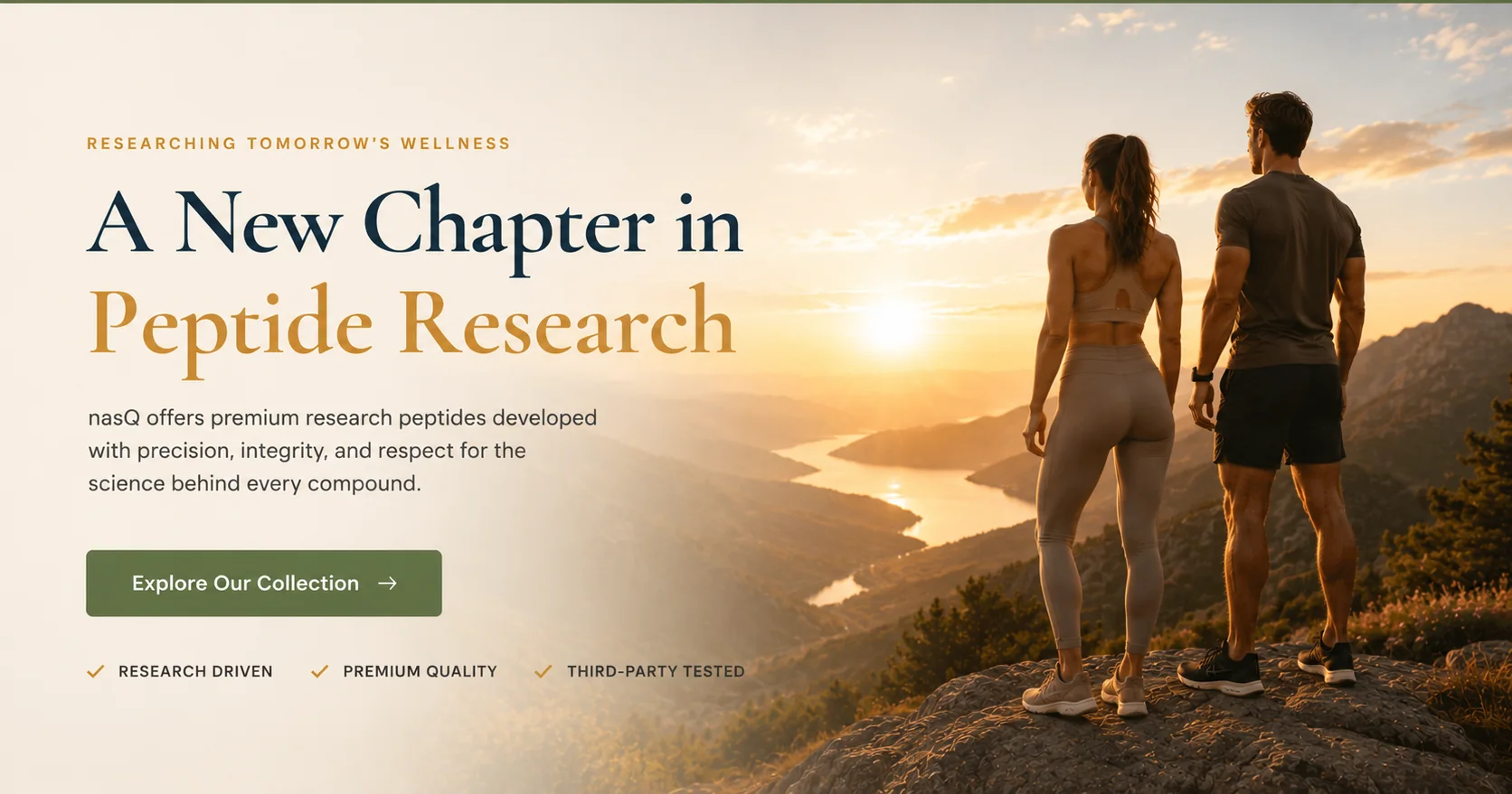 A New Chapter in Peptide Research — nasQ premium research peptides