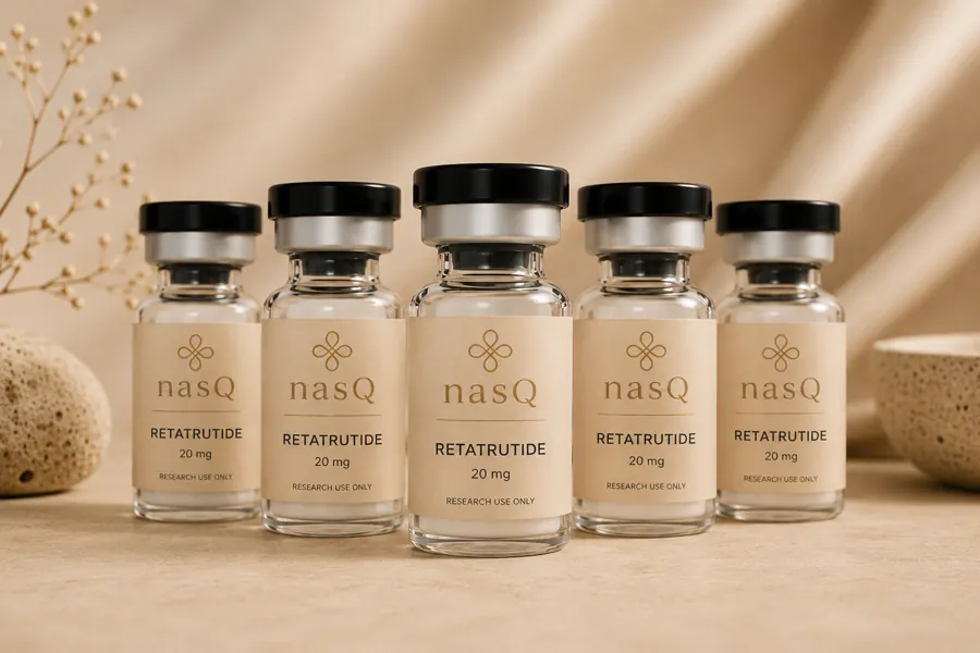 nasQ Retatrutide 6-month supply, vials